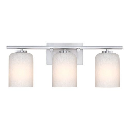 Designers Fountain Lighting Bluestone Ridge 24-Inch Bath Light in Nickel by Designers Fountain D338M-3B-BN