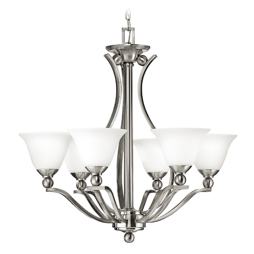 Hinkley Six-Light Transitional Style Chandelier by Hinkley Lighting 4656BN