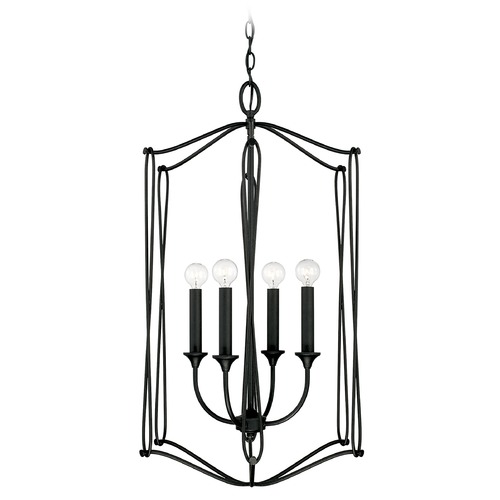 Capital Lighting Bentley 19-Inch Black Iron Pendant by HomePlace by Capital Lighting 541642BI
