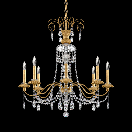 Schonbek Lighting Helenia Heirloom Gold Crystal Chandelier by Schonbek Lighting AT1008N-22H