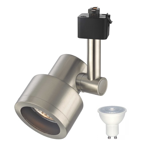 Recesso Lighting by Dolan Designs Satin Nickel 2700K LED Step Cylinder Head for Juno Track by Recesso  TR0201-SN/S9382