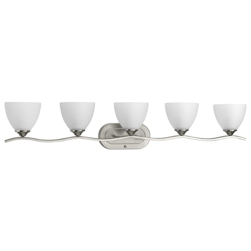 Progress Lighting Laird Brushed Nickel 5-Light Bathroom Light by Progress Lighting P300099-009