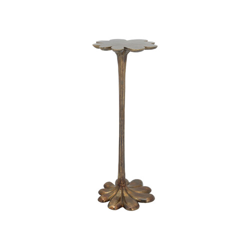 Currey and Company Lighting Schizzo Accent Table in Oxidized Brass by Currey & Company 4000-0246