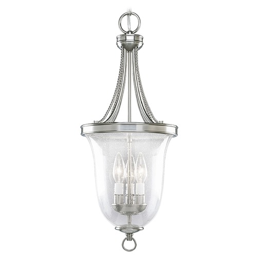 Progress Lighting Foyer Pendant in Brushed Nickel by Progress Lighting P3753-09