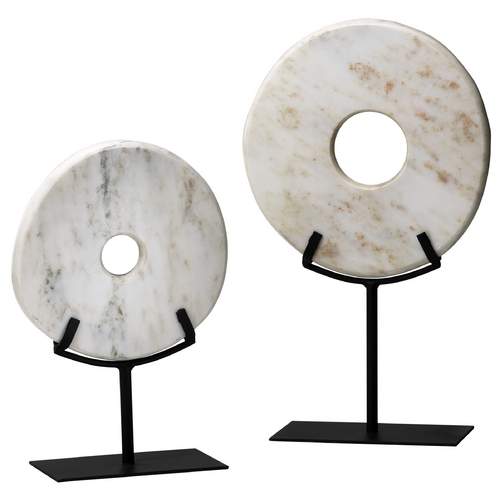 Cyan Design White Disk White Novelty by Cyan Design 02309