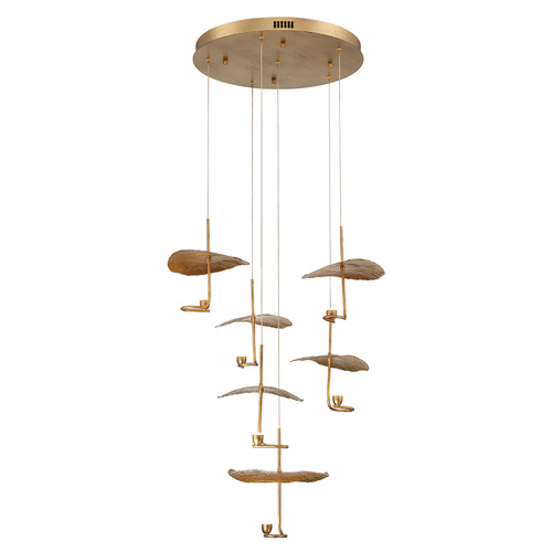 Eurofase Lighting Lagatto 6-Light LED Chandelier in Bronze by Eurofase Lighting 41908-013