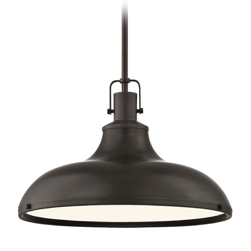 Design Classics Lighting Nautical Bronze Pendant Light 15.63-Inch Wide 1762-220 SH1777-220 R1777-220