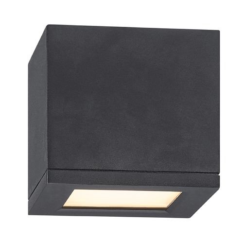 WAC Lighting Rubix Black LED Flush Mount by WAC Lighting FM-W2505-BK