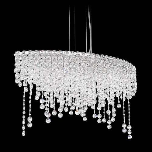Schonbek Lighting Schonbek Worldwide Lighting Chantant Polished Stainless Steel Island Light CH3611N-401R