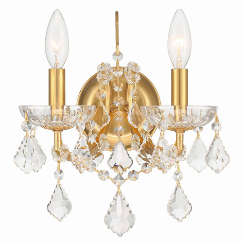 Crystorama Lighting Crystorama Lighting Filmore Antique Gold Sconce 4452-GA-CL-SAQ