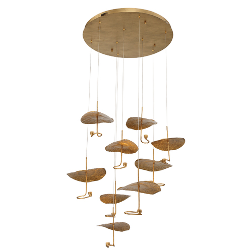 Eurofase Lighting Lagatto 9-Light LED Chandelier in Bronze by Eurofase Lighting 41910-016