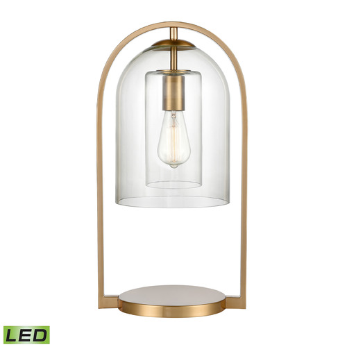 Elk Lighting Elk Lighting Bell Jar Aged Brass LED Desk Lamp S0019-9579-LED