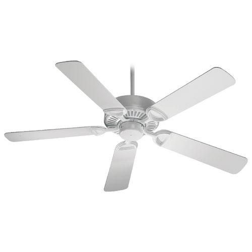 Quorum Lighting Estate White Ceiling Fan Without Light by Quorum Lighting 43525-6