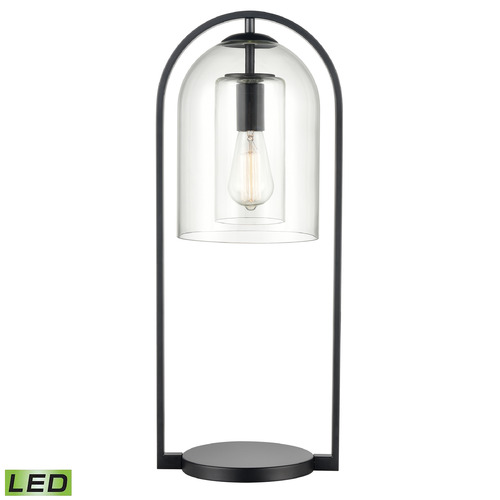Elk Lighting Elk Lighting Bell Jar Matte Black LED Desk Lamp S0019-9580-LED