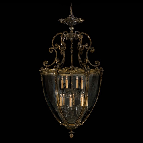 Metropolitan Lighting Pendant with Clear Glass in French Gold by Metropolitan Lighting N9204