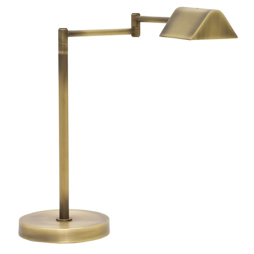 House of Troy Lighting Delta Antique Brass LED Swing-Arm Lamp by House of Troy Lighting D150-AB
