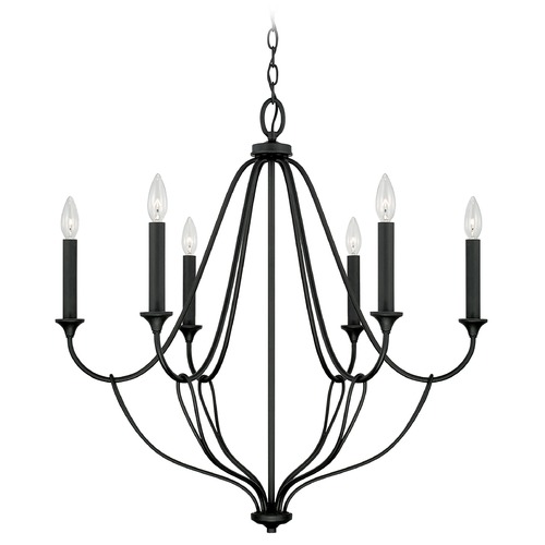 Capital Lighting Bentley 30-Inch Black Iron Chandelier by HomePlace by Capital Lighting 441661BI