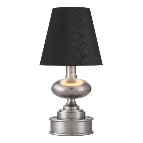 Currey and Company Lighting Currey and Company Galavant Brushed Nickel LED Table Lamp with Empire Shade 6700-0002