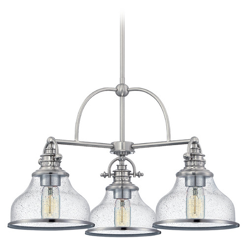 Quoizel Lighting Grant 24-Inch Chandelier in Brushed Nickel by Quoizel Lighting GRTS5103BN