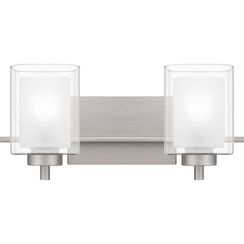 Quoizel Lighting Kolt Brushed Nickel Bathroom Light by Quoizel Lighting KLT8902BN