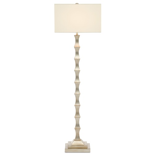 Currey and Company Lighting Lyndhurst Floor Lamp in Silver Leaf by Currey & Company 8000-0019