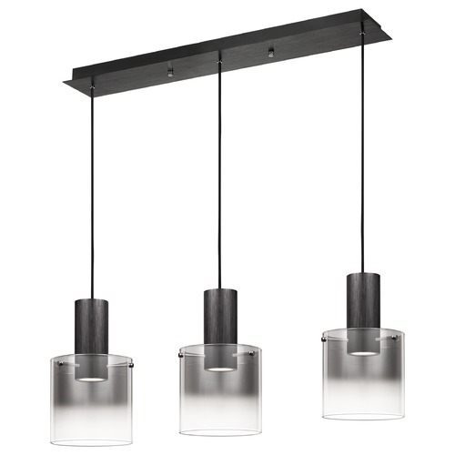 Quoizel Lighting Kilmer Earth Black LED Multi-Light Pendant by Quoizel Lighting PCKR336EK