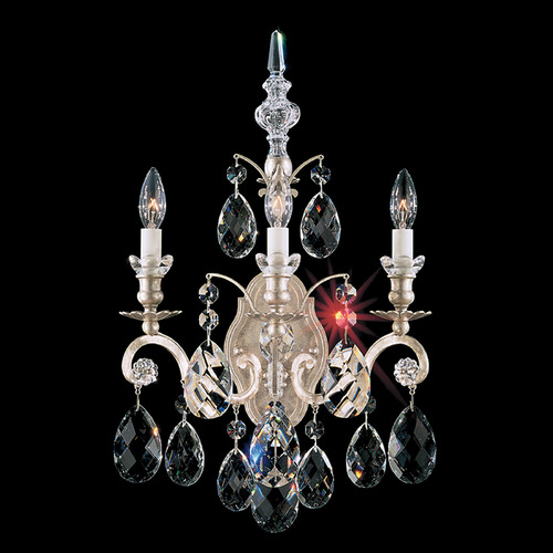 Schonbek Lighting Renaissance Antique Silver Sconce by Schonbek Lighting 3762-48