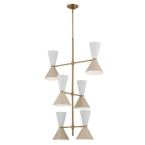 Kichler Lighting Phix Champagne Bronze Chandelier by Kichler Lighting 52568CPZGRG