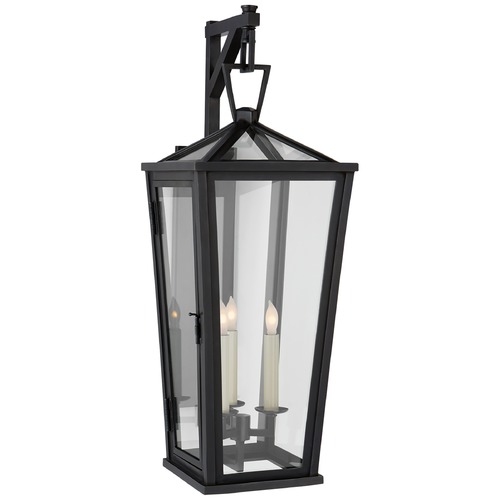 Visual Comfort Signature Collection E.F. Chapman Darlana Medium Tall Lantern in Bronze by Visual Comfort Signature CHO2788BZCG