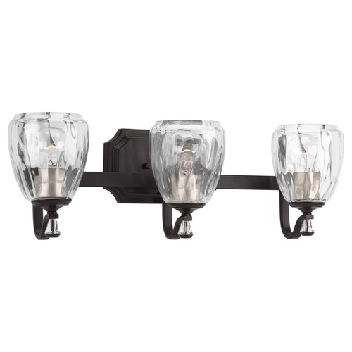 Progress Lighting Anjoux Antique Bronze 3-Light Bathroom Light by Progress Lighting P300118-020