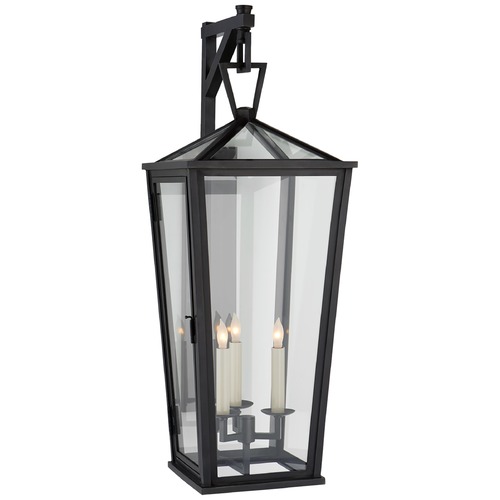 Visual Comfort Signature Collection E.F. Chapman Darlana Large Tall Lantern in Bronze by Visual Comfort Signature CHO2789BZCG