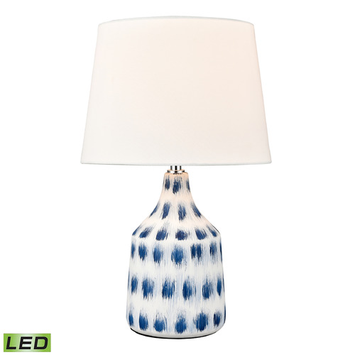 Elk Lighting Elk Lighting Colmar Blue LED Table Lamp with Empire Shade S019-7270-LED