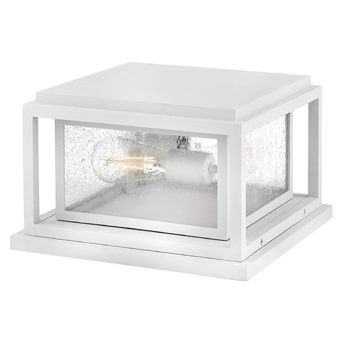 Hinkley Republic Textured White LED Post Light by Hinkley Lighting 1008TW
