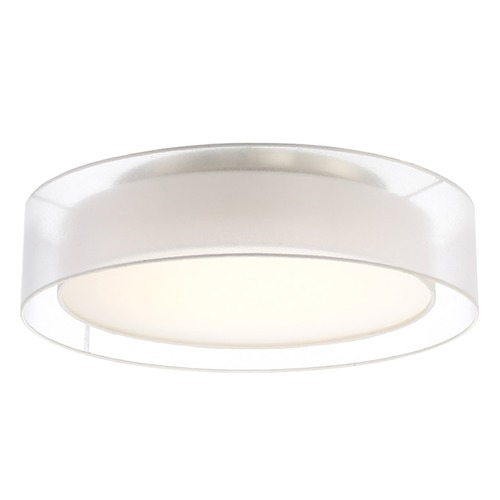 Modern Forms by WAC Lighting Metropolis 24-Inch LED Semi-Flush Mount in Brushed Nickel by Modern Forms FM-16824-BN
