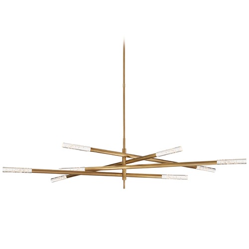 Visual Comfort Signature Collection Kelly Wearstler Rousseau Chandelier in Antique Brass by Visual Comfort Signature KW5589ABSG