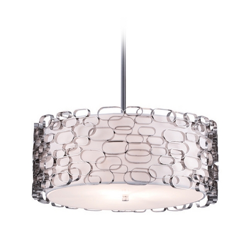 Avenue Lighting Ventura Blvd. 21-Inch Polished Nickel Pendant by Avenue Lighting HF1702-PN