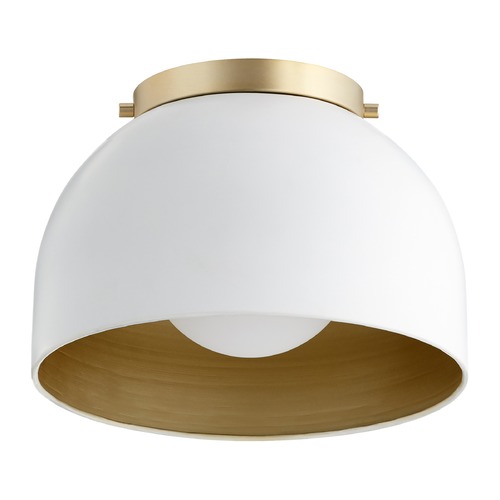 Quorum Lighting Quorum Lighting Studio White Flushmount Light 3004-11-8