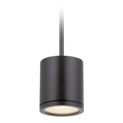 WAC Lighting Tube Black LED Outdoor Hanging Light by WAC Lighting PD-W2605-BK