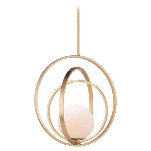 Maxim Lighting Coronet Satin Brass Pendant by Maxim Lighting 26054SWSBR