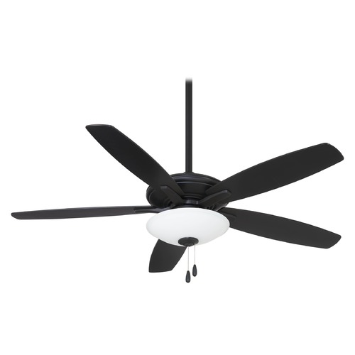 Minka Aire Mojo 52-Inch LED Fan in Coal  Light Kit by Minka Aire F522L-CL