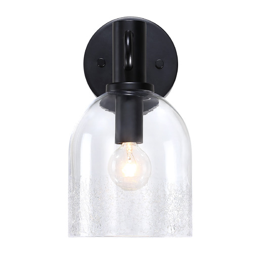 Designers Fountain Lighting Designers Fountain Astra Matte Black Sconce D343C-WS-MB