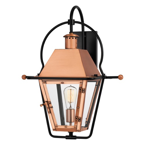 Quoizel Lighting Rue De Royal Aged Copper Outdoor Wall Light by Quoizel Lighting RO8418AC