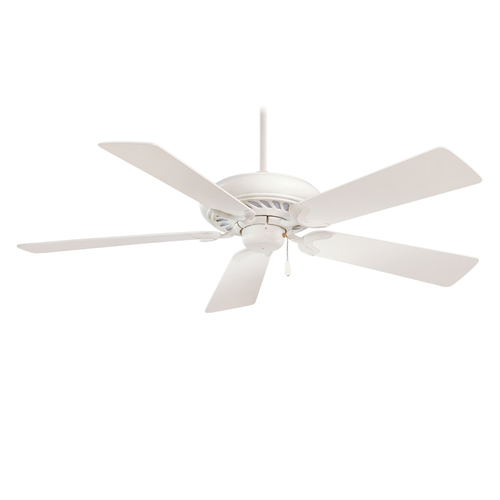 Minka Aire Supra 52-Inch Fan in Shell White by Minka Aire F568-SWH