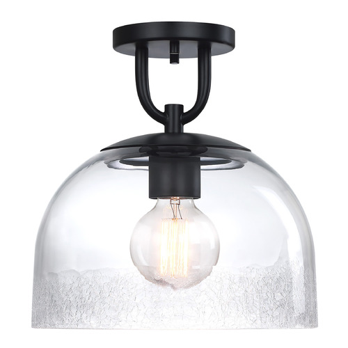 Designers Fountain Lighting Designers Fountain Astra Matte Black Semi-Flushmount Light D343M-SF-MB