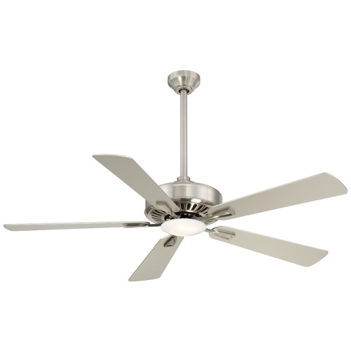 Minka Aire Contractor LED 52-Inch Fan in Brushed Nickel by Minka Aire F556L-BN