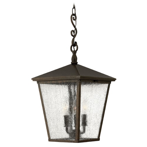 Hinkley Trellis 23.25-Inch High LED Outdoor Hanging Light in Regency Bronze by Hinkley Lighting 1432RB-LL