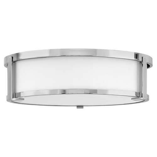 Hinkley Lowell 3-Light Chrome Flush Mount by Hinkley Lighting 3243CM