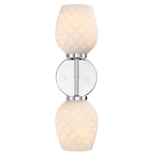 Designers Fountain Lighting Designers Fountain Dita Polished Nickel Sconce D289M-2WS-PN