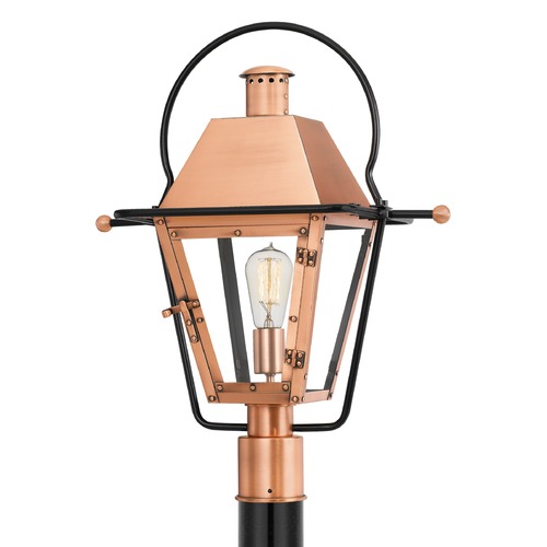 Quoizel Lighting Rue De Royal Aged Copper Post Light by Quoizel Lighting RO9018AC
