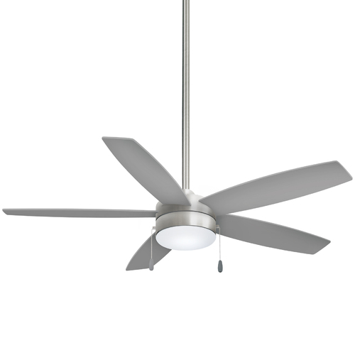 Minka Aire Airetor 52-Inch LED Indoor Fan in Brushed Nickel by Minka Aire F673L-BN/SL